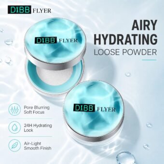 Hydrating Loose Setting Powder · Pore-Blurring · Soft Focus · Airy Lightweight · Moisture-Lock