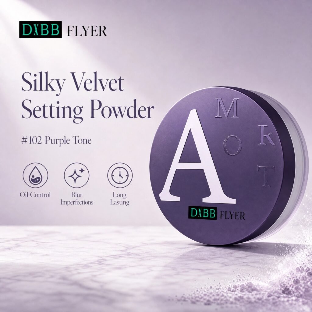Setting Loose Powder #102 Purple · Brightening · Oil-Control · Long-Lasting · All Skin Types