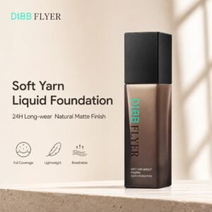 Soft Yarn Makeup Holding Liquid Foundation · Full Coverage · 24H · Natural Matte