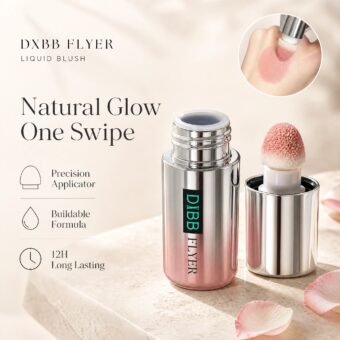 Liquid Blush Stick · Precision Sponge Applicator · Buildable Natural Flush · Long-Lasting
