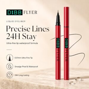 Waterproof Liquid Eyeliner Pen · Ultra‑Fine Tip · 24H Long‑Lasting · Smudge‑Proof · Quick‑Dry