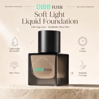 Air-Lasting Soft Light Foundation · 24H Wear · Soft Matte · Buildable Coverage · Pore-Blurring