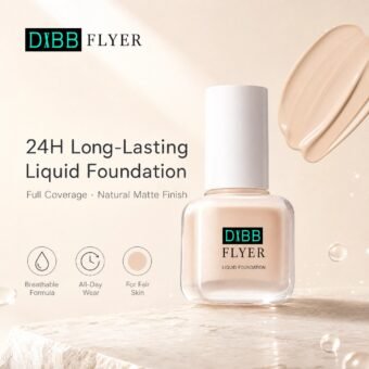 24H Long‑Wear Foundation · Full Coverage · Natural Matte · Ivory 02