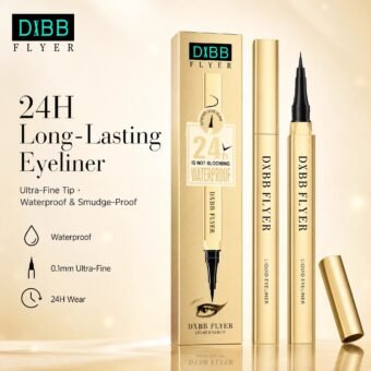 Waterproof Liquid Eyeliner · 24H Long‑Lasting · Ultra‑Fine Tip · Smudge‑Proof · Smooth Application