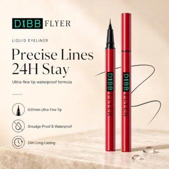 Waterproof Liquid Eyeliner Pen · Ultra‑Fine Tip · 24H Long‑Lasting · Smudge‑Proof · Quick‑Dry