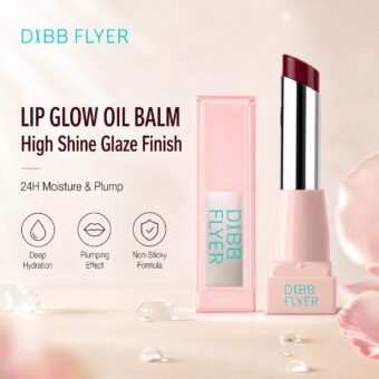 Hydrating Lip Glow Oil Balm · High‑Shine Glaze · 24H Moisture · Non‑Sticky · Plumping Effect